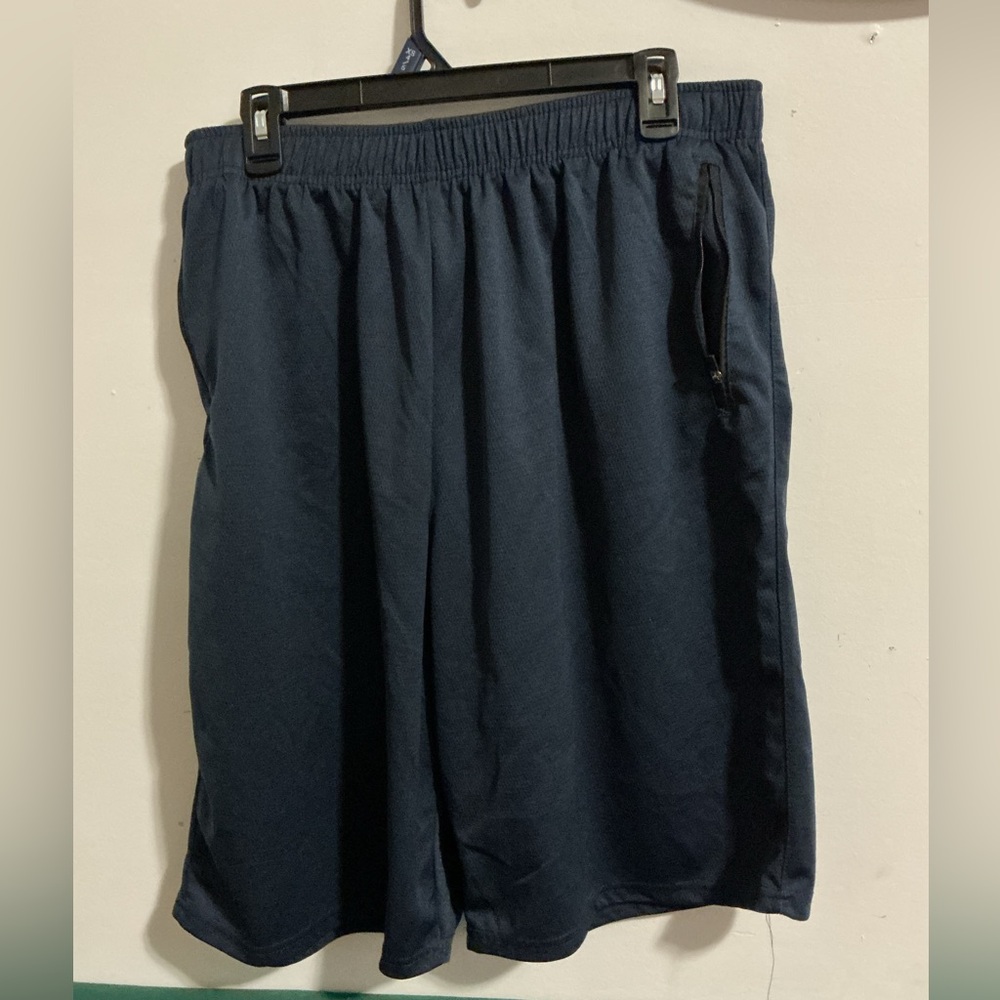 Essentials Dark Blue Athletic Shorts